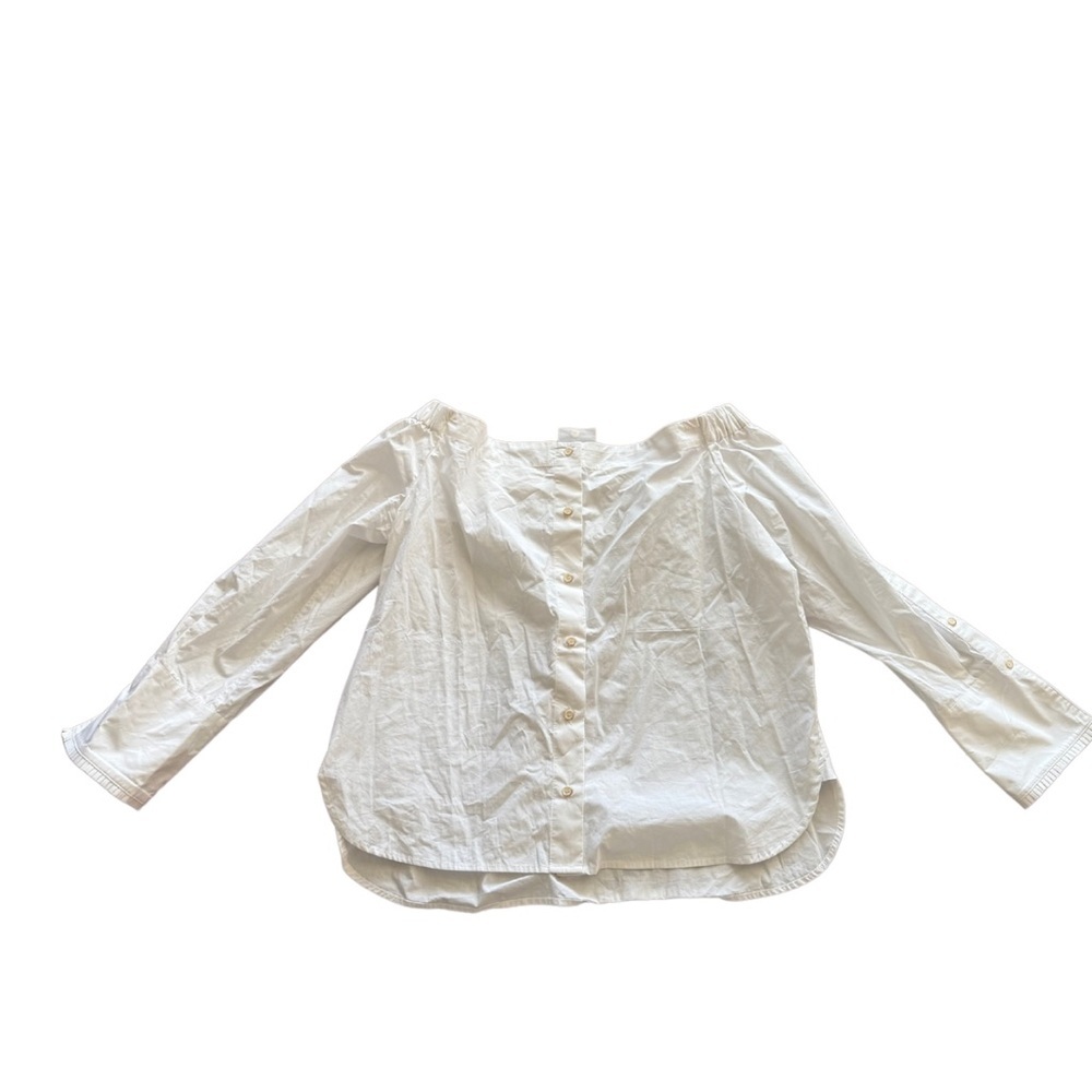 NWT Eva Mendes NY&C Off-the-Shoulder Top – Style 7037 – White – Size XL
